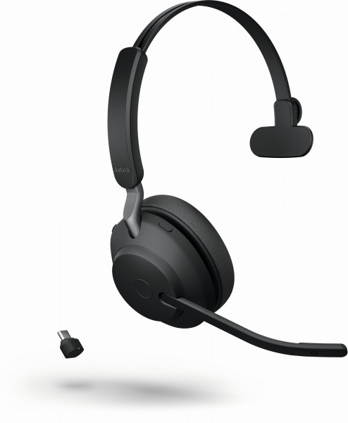 Jabra Engage 50 II JABRA Evolve2 65 Schwarz Bluetooth Mono On-Ear Headset Kopfhörer USB-C Dongle UC