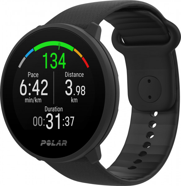 Polar Unite S-L schwarz GPS Smartwatch Uhr Fitnessuhr 1,7" Wearables Multisport