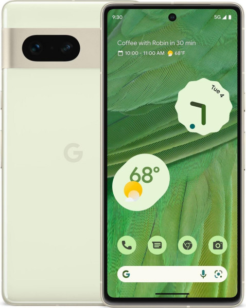 Google Pixel 7 5G 256GB Lemongrass NFC DS eSIM Android 13 6.3 Zoll USB-C 50MP