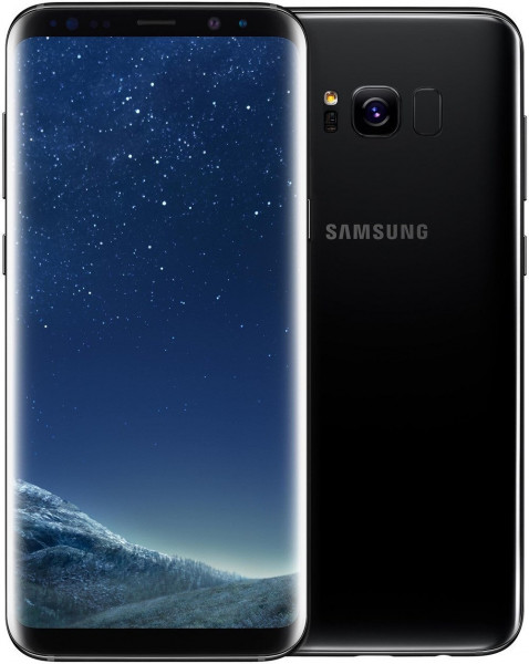 Samsung Galaxy S8+ Schwarz 64GB 6,2" LTE Android 7.0 IP68 AMOLED 12MP USB-C NFC