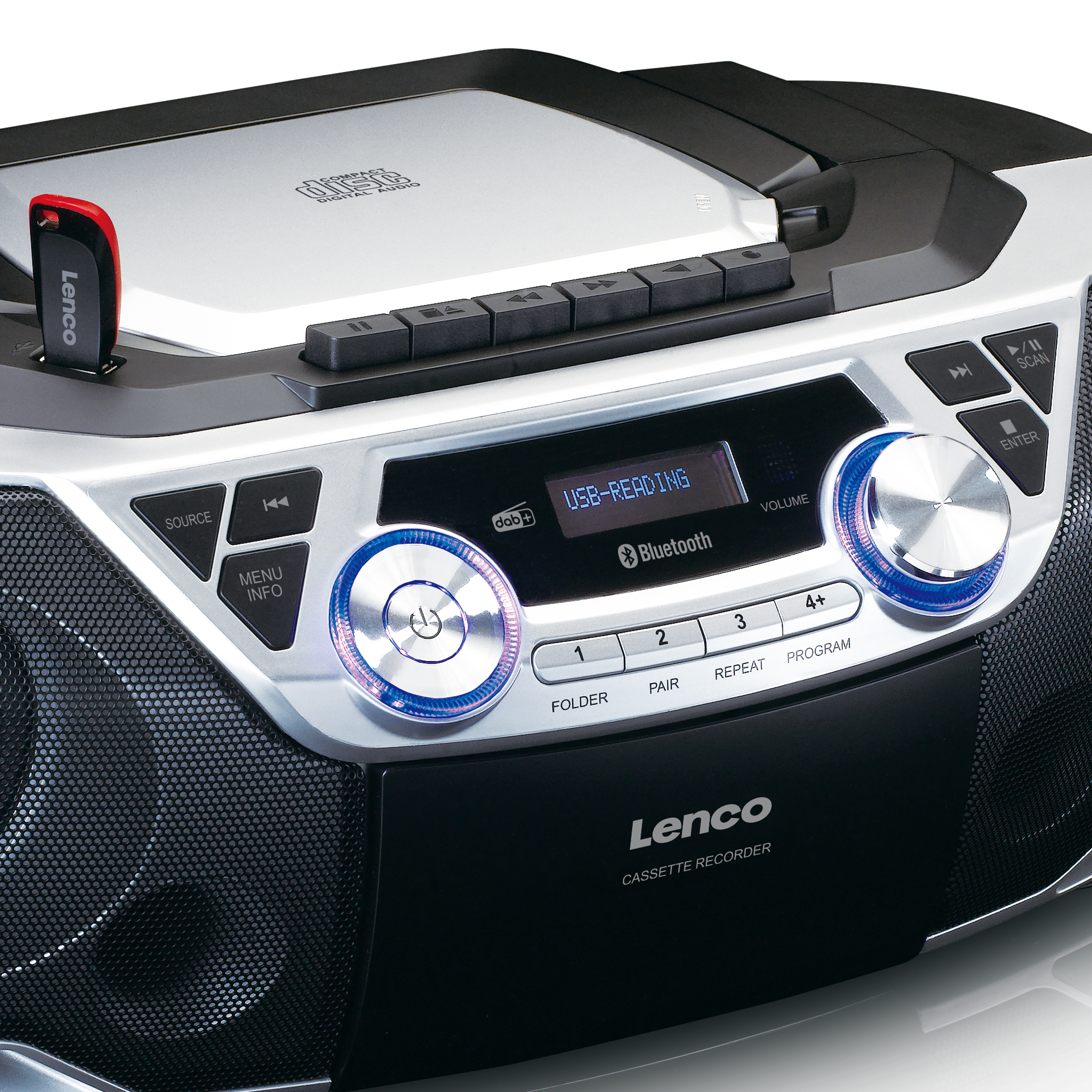 FM B-Ware Boombox SCD-720SI MP3/CD-Player bei Recording Radio | \