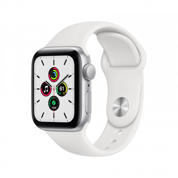 Apple Watch SE silber Alu 40mm weiß