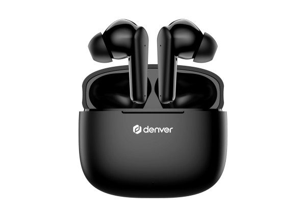 Denver TWE-48B Earbud Black Kopfhörer kabellos In-Ear Bluetooth USB-C