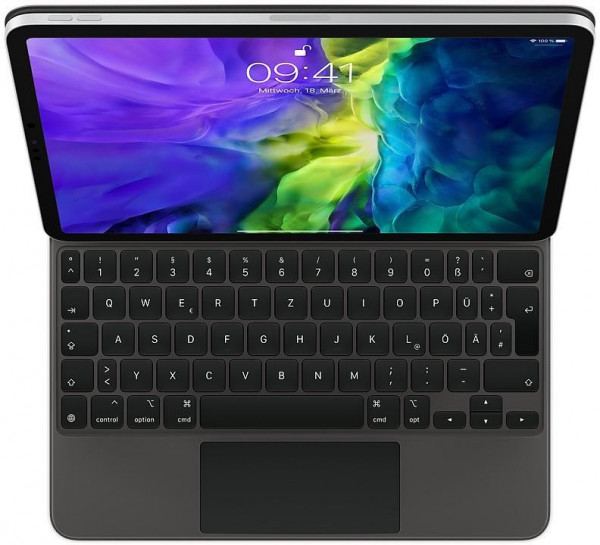 Apple Magic Keyboard iPad Pro/Air 11" schwarz QWERTZ Tastatur Trackpad USB-C