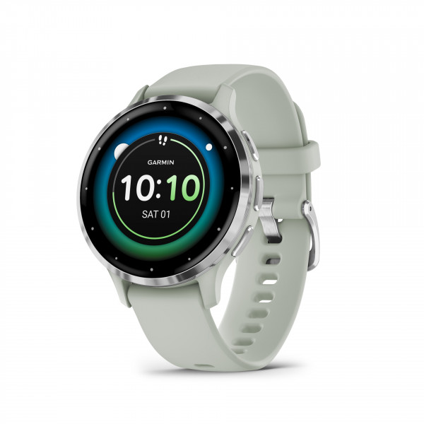 Garmin Venu 3S Salbei 8 GB Android/iOS Smartwatch 41 mm/1,2" NFC GPS USB-C Wi-Fi