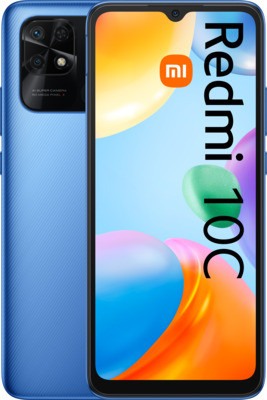 Xiaomi Redmi 10C 4GB 64GB Blau Android Smartphone 6,71 Zoll 4GB RAM Dual-SIM NFC