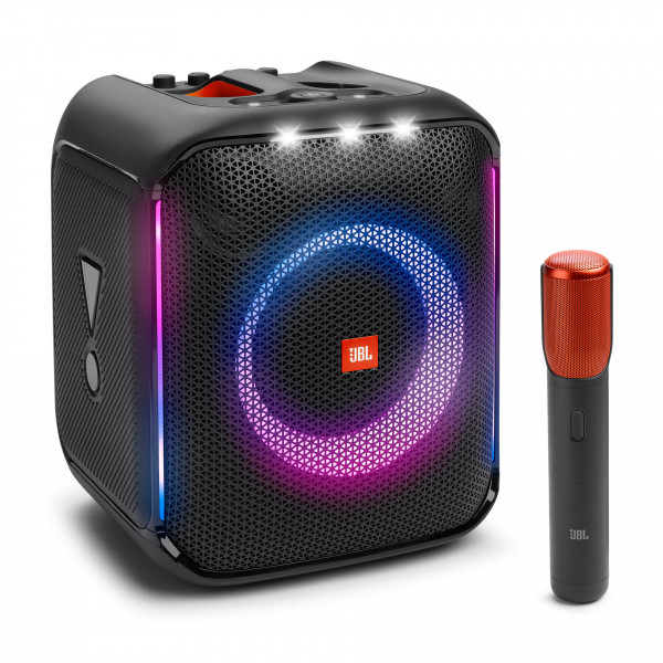 JBL PartyBox ENCORE mit Mikrofon Bluetooth schwarz tragbar IPX4 LED-Lichteffekte