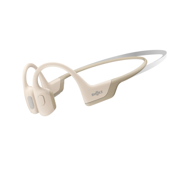 Shokz OpenRun Pro Mini Beige Bluetooth Sportkopfhörer Knochenschallleitung Mikro