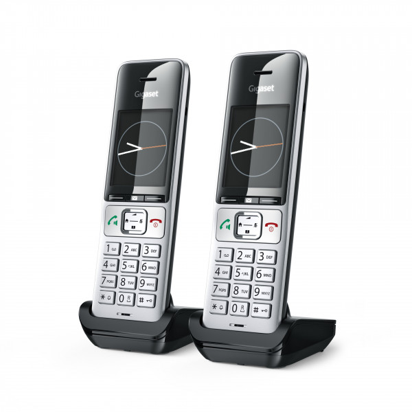 Gigaset COMFORT 500HX Duo Silber Schnurloses Mobilteil 2,2" LCD-TFT DECT AUX AB