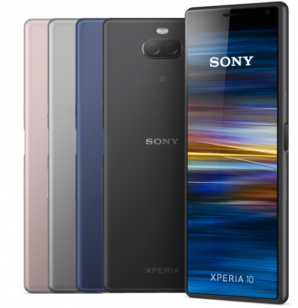 Sony Xperia 10 DualSim schwarz 64GB LTE Android Smartphone 6" Display 21:9 13 MP