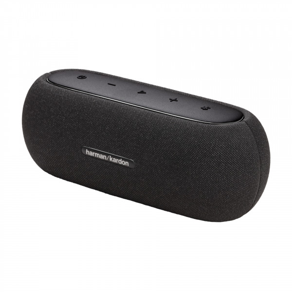 Harman Kardon Luna Grau Bluetooth Lautsprecher kabellos tragbar Musikstream IP67