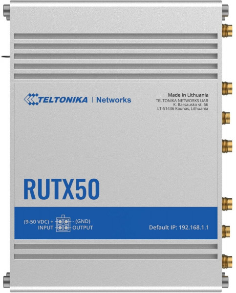 Teltonika RUTX50Industrial 5G-Router silber Mini-SIM