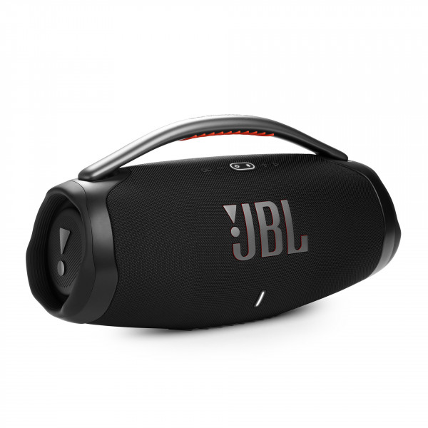 JBL Boombox 3 Schwarz Bluetooth Lautsprecher Tragbar USB AUX Wasserfest Kabellos