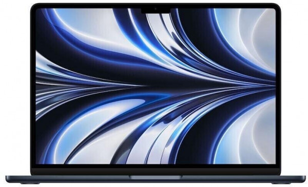 Apple MacBook Air Laptop 34cm 13.6" WLAN 8GB 256GB SSD midnight DE USB-C 1080p