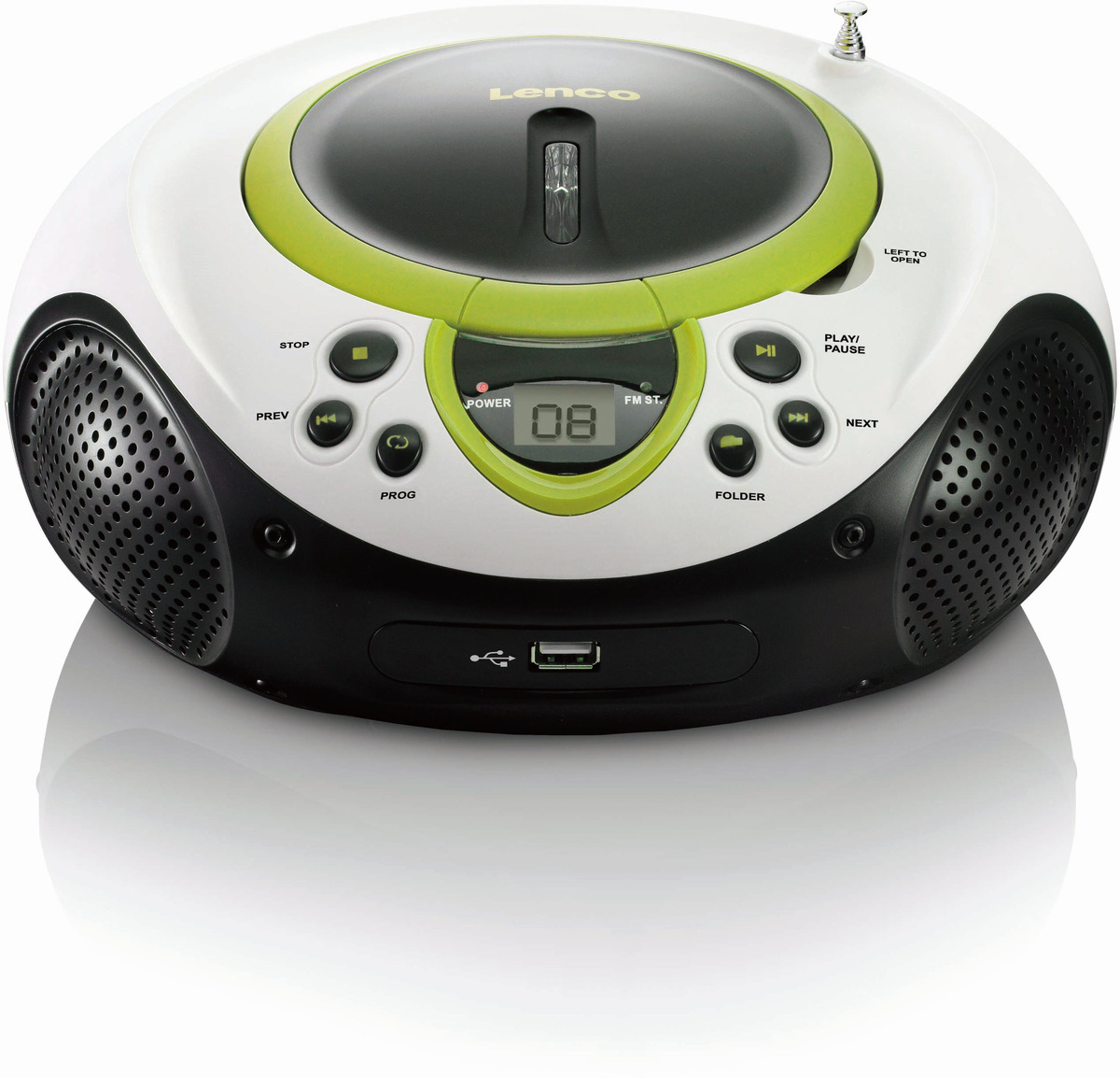 LCD W B-Ware MP3 CD-Radio bei SCD-38 tragbar | Lenco 2 \