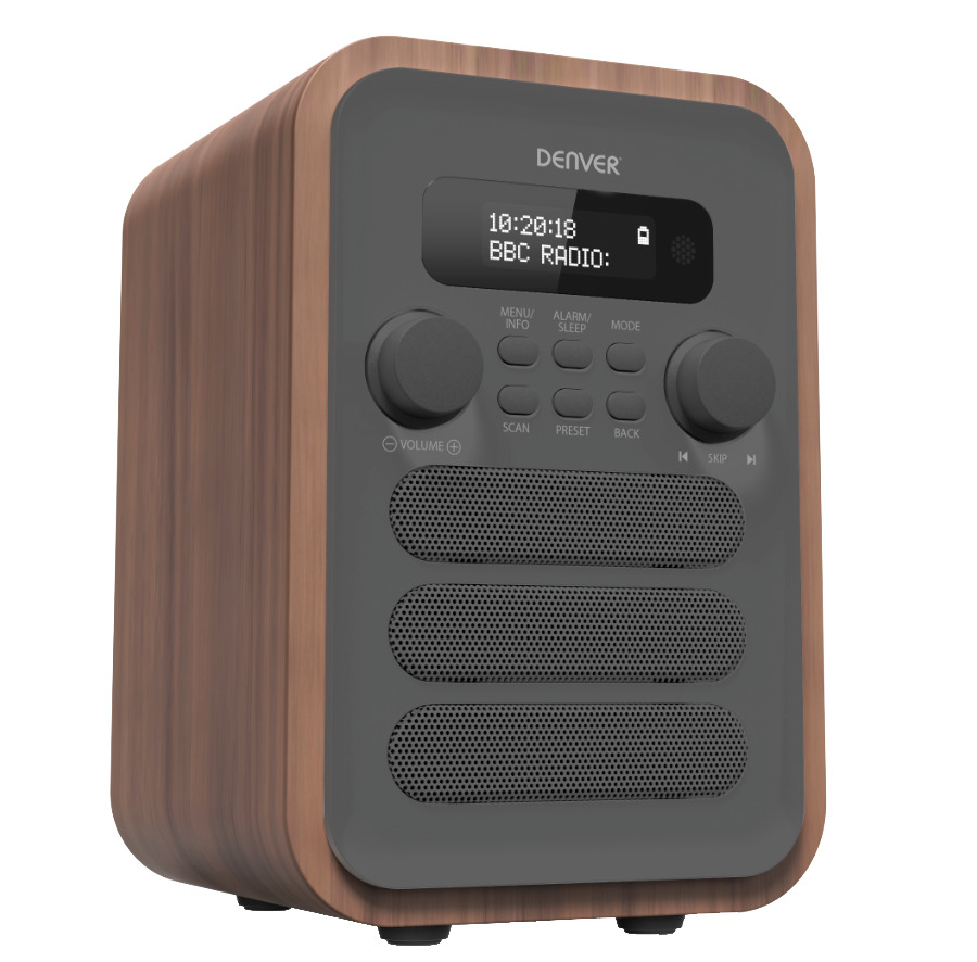 Denver Radio DAB-48 grau Bluetooth B-Ware kaufen bei UKW | FM-Radio DAB+ Digitalradio \