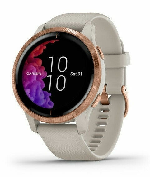 Garmin VENU 3S Dust Rose Gold Smartwatch Fitnesstracker OLED 10 Tage Laufzeit