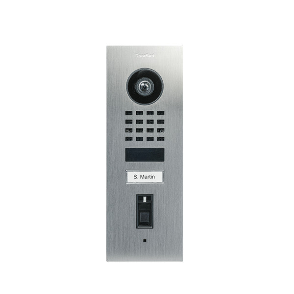 DoorBird IP Video Türstation Edelstahl D1101FV silber Videoaufnahme Mikrofon