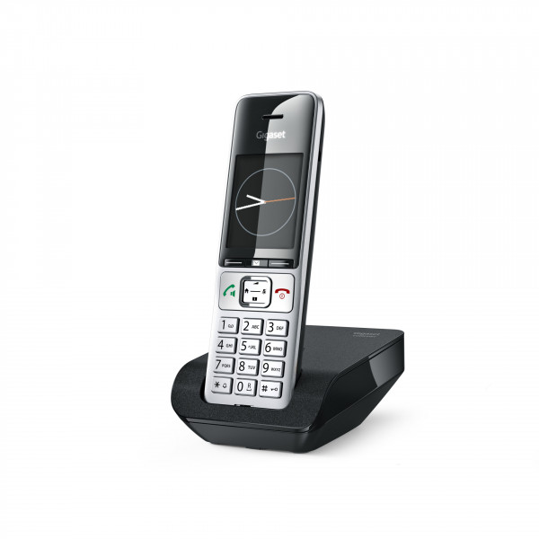 Gigaset COMFORT 500 silber DECT Mobilteil Basis Schnurlostelefon analog kabellos