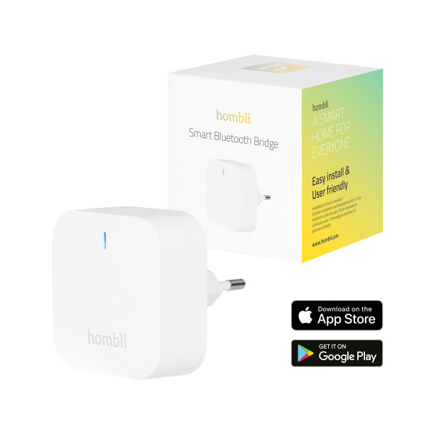 Hombli Smart Bluetooth Bridge weiß drahtloser Bewegungssensor Appnachricht Wi-Fi