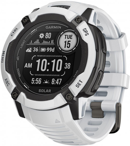 Garmin Instinct 2X Solar White Multisport Smartwatch 50 mm Android/iOS NFC USB-C