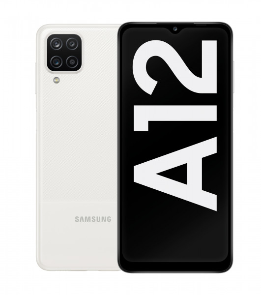 Samsung A127F Galaxy A12 64GB Weiß LTE Android Smartphone 6,5" LCD 48MP Dual-SIM