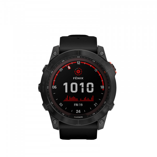 GARMIN FENIX 7X PRO SOLAR EDITION Schwarz Grau Smartwatch OLED Fitnesstracker