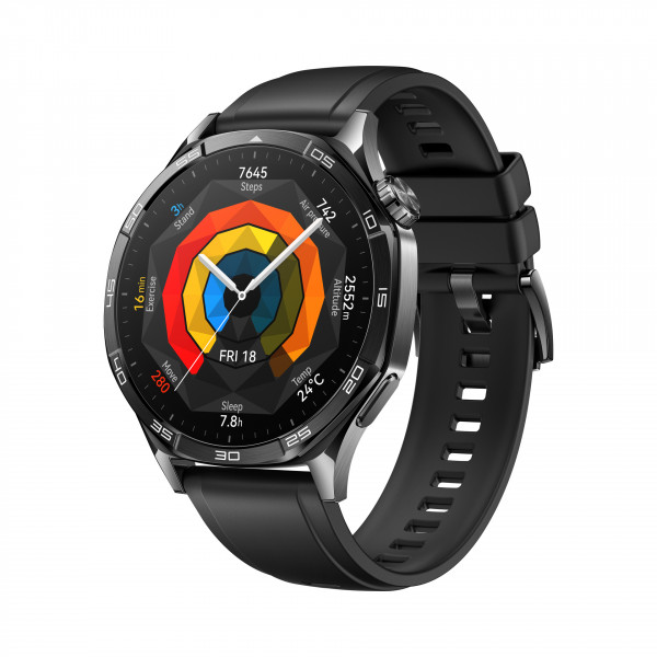 Huawei Watch GT5 46 mm black 1,43" OLED Touch 4GB Unisex Bluetooth NFC Android