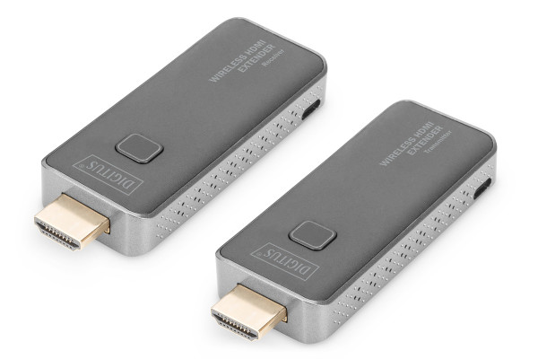 Digitus Wireless HDMI Extender Set 50 m Verbinder Schwarz Multimedia Übertragung