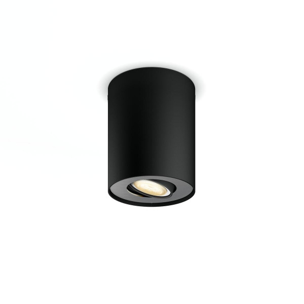 Philips Hue White Ambiance Pillar Spot schwarz Dimmschalter Smart Home ZigBee