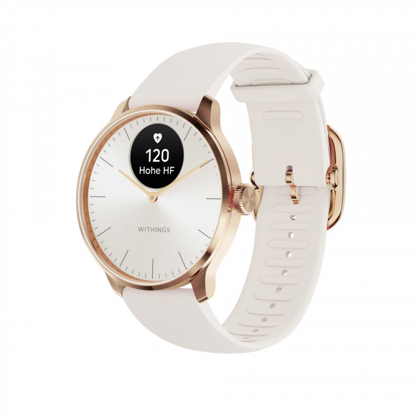 Withings ScanWatch Light Roségold 37 mm Android/iOS Fitnesstracker HealthSenseOS