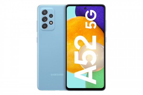 Samsung A526B Galaxy A52 5G 128 GB blau 6,5 Zoll Android Smartphone Quad-Kamera