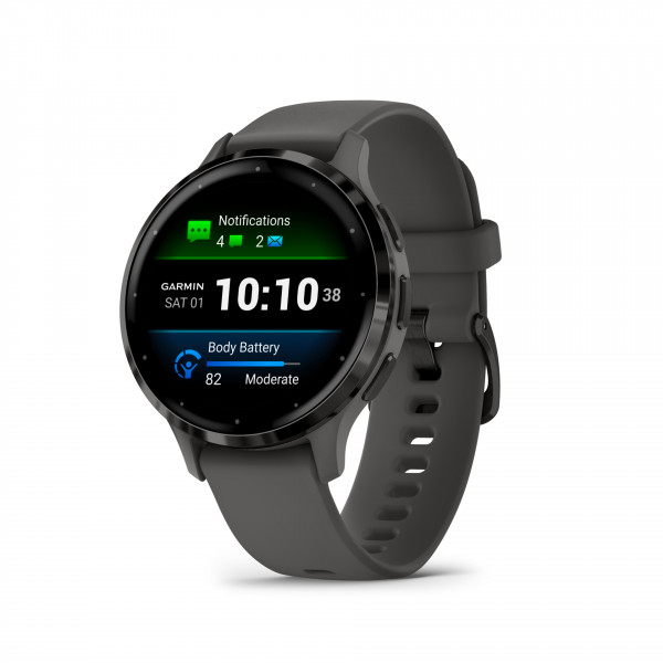 Garmin Venu 3S Grau 8 GB Android/iOS Smartwatch 41 mm/1,2" NFC GPS USB-C Wi-Fi