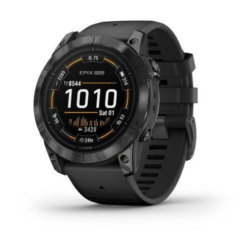 GARMIN EPIX PRO (GEN 2) Schwarz Grau Smartwatch 51mm OLED Fitnesstracker 31 Tage