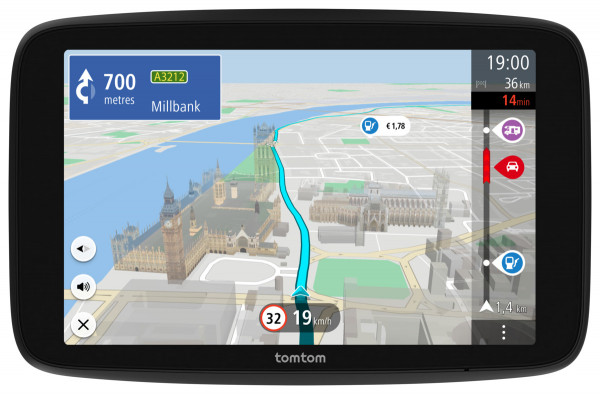 TomTom GO CAMPER Max (2te Generation) MSH 32 GB 7 Zoll USB-C für PKW & Wohnmobil