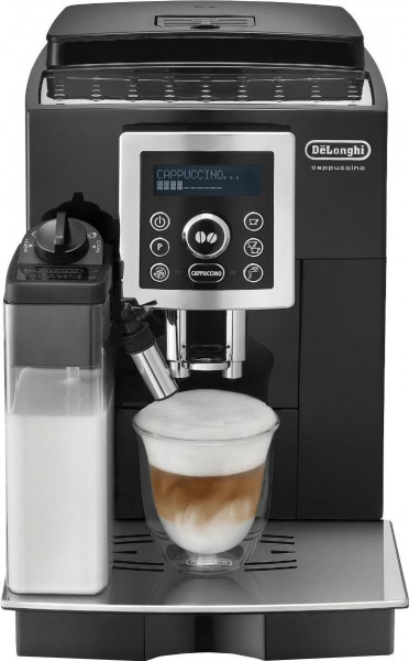 De'Longhi Kaffeevollautomat ECAM 23.466.B schwarz Milchaufschäumer Mahlwerk