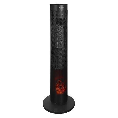 Gutfels Heizlüfter HL 82017 Flammenimitation Kaminfeuer LED-Display 2000W Timer