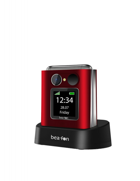 Bea-fon Fold 10 rot 2G Bluetooth Freisprechen SOS-Funktion USB-C