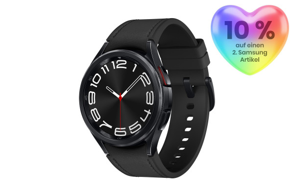 Samsung Galaxy Watch6 Classic schwarz 43 mm Fitnesstracker WearOS unisex 16 GB