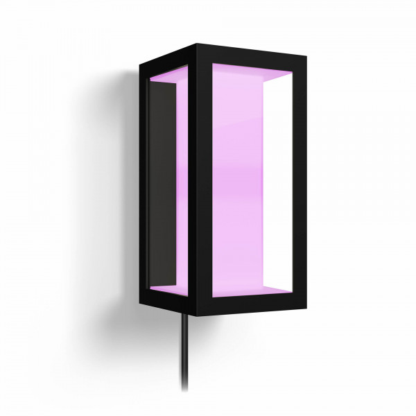 Philips Hue White&Color Ambiance Impress Outdoor LED Wandleuchte Schwarz