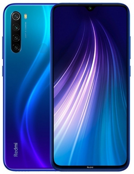 Xiaomi Redmi Note 8 neptun Blau 5G 64GB Android Smartphone 6.3 Zoll 4GB RAM 48MP