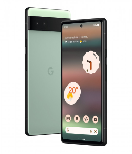 Google Pixel 6a 128 GB grün LTE 5G 6.1 Zoll Display Smartphone ohne Simlock 12MP