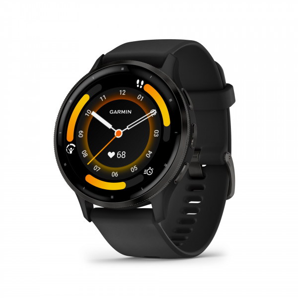 Garmin VENU 3 Schwarz/Schiefergrau Touchdisplay 8GB Android iOS WLAN Bluetooth