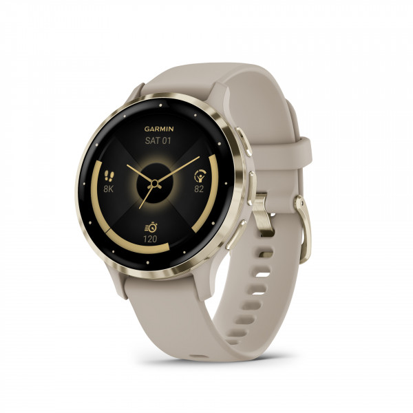 Garmin Venu 3S Softgold 8GB Android/iOS Smartwatch 41mm/1,2" NFC GPS USB-C Wi-Fi