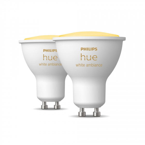 Philips Hue White Ambiance GU10 Doppelpack 2x230lm Smart Home Lampe Bluetooth