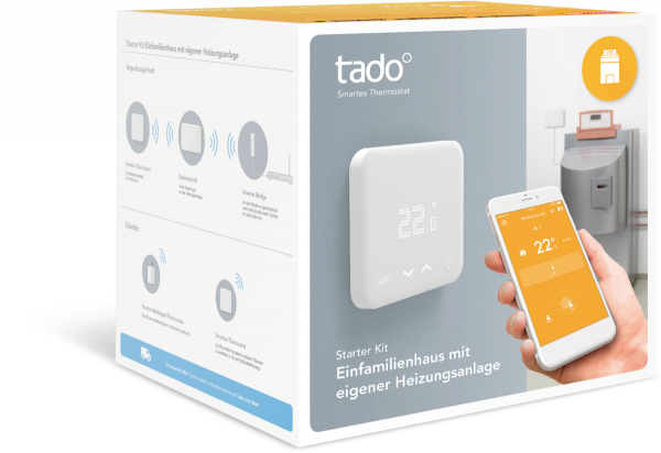 tado° Starter Kit Smart Thermostat intelligente Heizungssteuerung Bridge Ext Kit