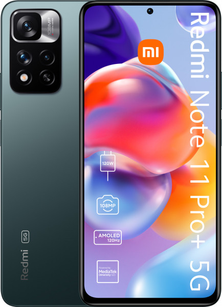 Xiaomi Redmi Note 11 Pro 256GB Grün 5G Android Smartphone 6,67" OLED 8GB RAM