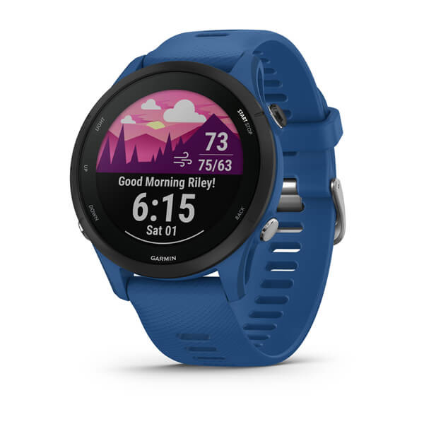 Garmin Forerunner 255 Smartwatch Basic Tidal Blue Android iOS Bluetooth GPS 1.3"