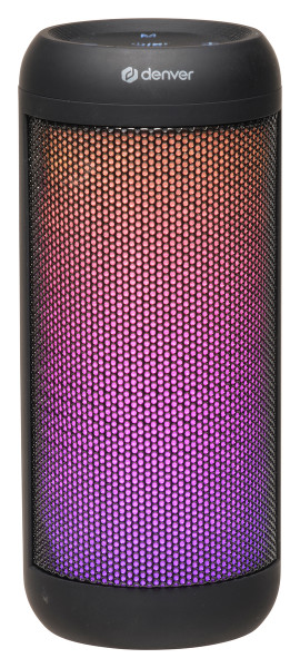 Denver BTL-63 Bluetooth Lautsprecher Schwarz LED-RGB 2x30W True Wireless USB-C