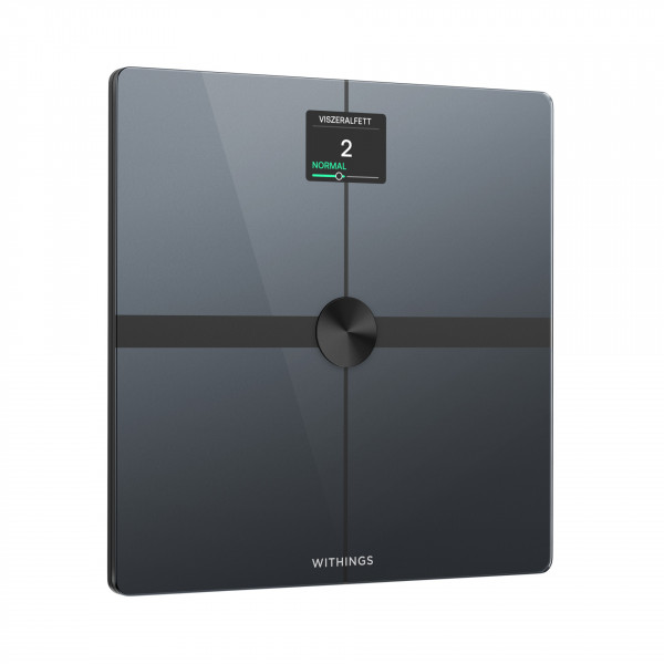 Withings Body Smart schwarz Waage BT WLAN-Personenwaage Körperanalyse Health